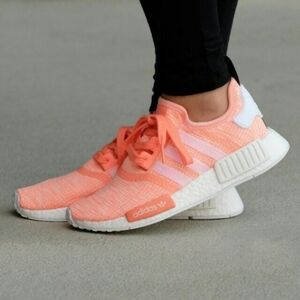 Adidas Women's NMD R1 Sun Glow Sneaker BY3034 Size 8.5